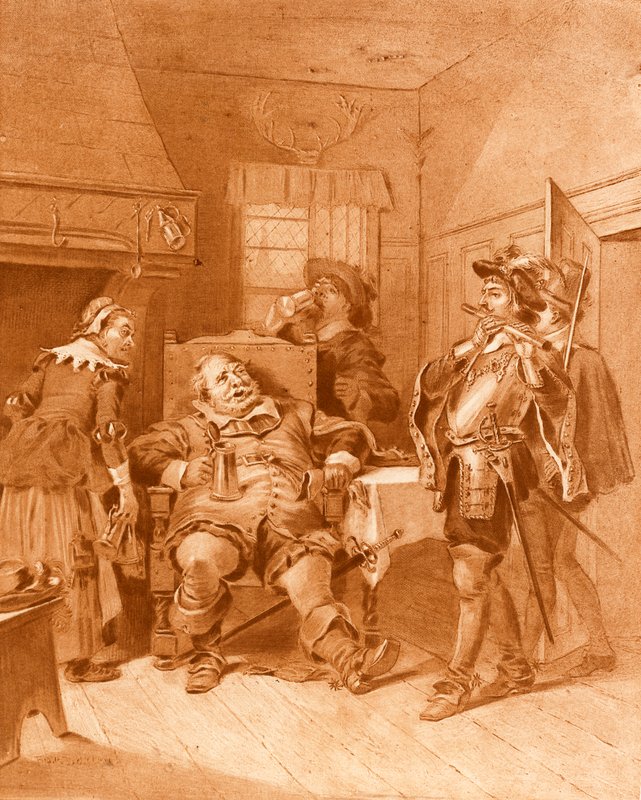 Første del af Henrik IV. Akt III, Scene III af Felix Octavius Carr Darley