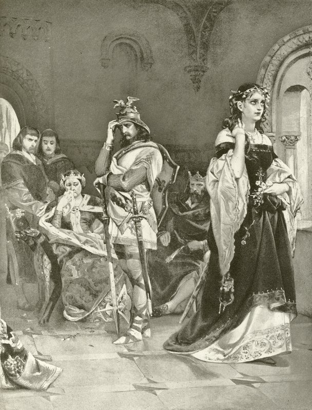 Hamlet. Akt IV, Scene V (dybtryk) af Felix Octavius Carr Darley