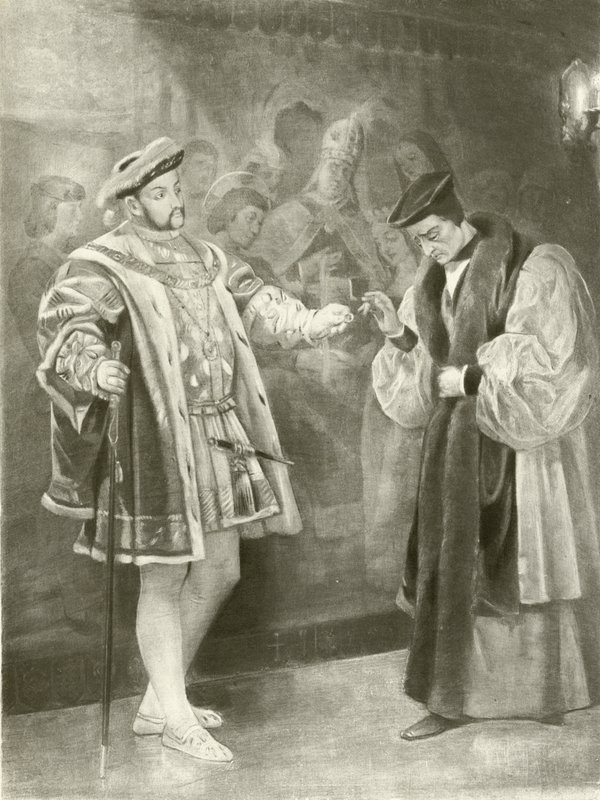 Kong Henrik VIII. Akt V, Scene I (dybtryk) af Felix Octavius Carr Darley