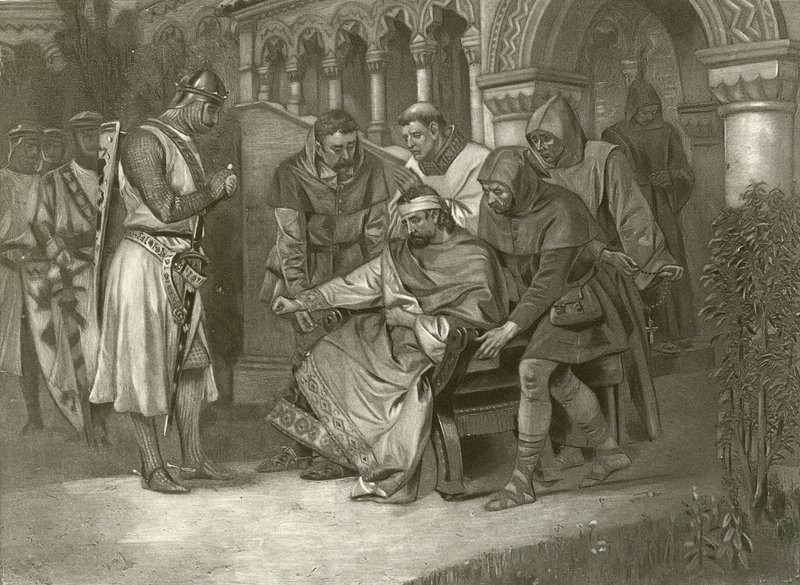 Kong John. Akt V, Scene VII (dybtryk) af Felix Octavius Carr Darley