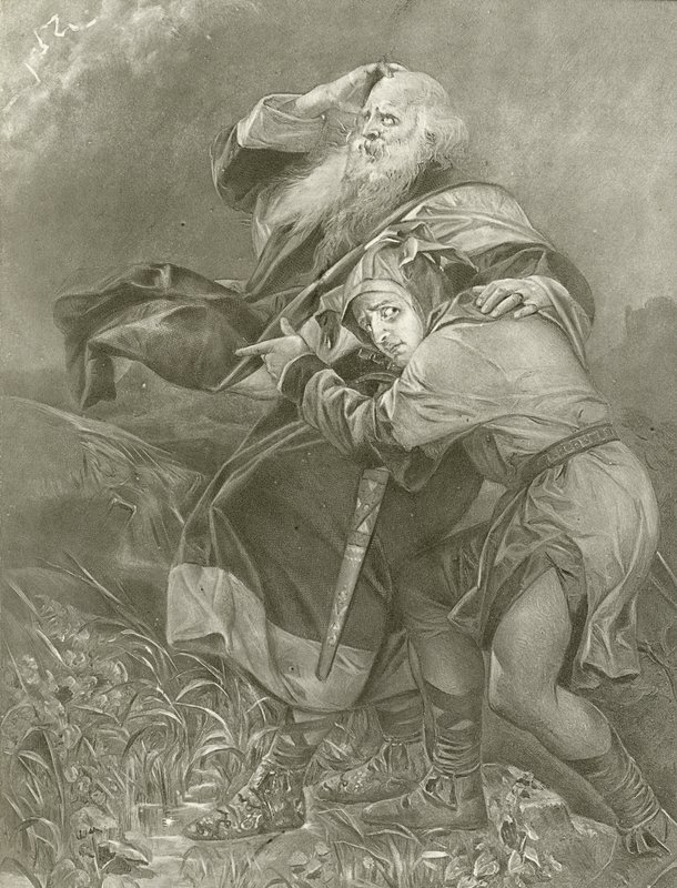 Kong Lear. Akt III, Scene II (dybtryk) af Felix Octavius Carr Darley
