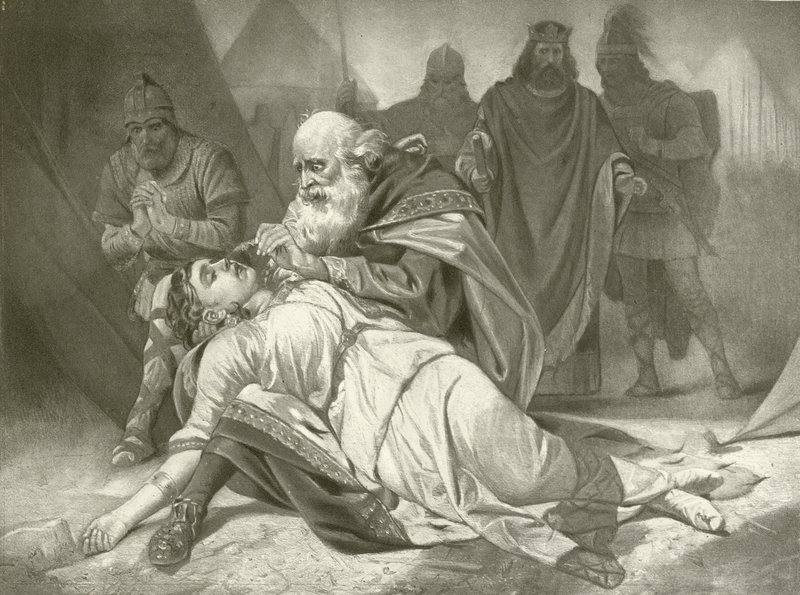 Kong Lear. Akt V, Scene III (dybtryk) af Felix Octavius Carr Darley