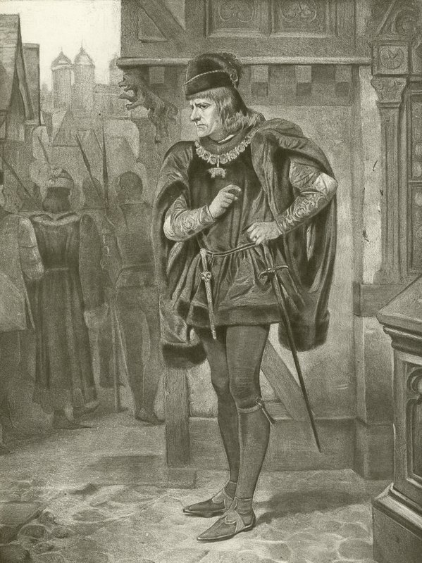Kong Richard III. Akt I, Scene II (dybtryk) af Felix Octavius Carr Darley