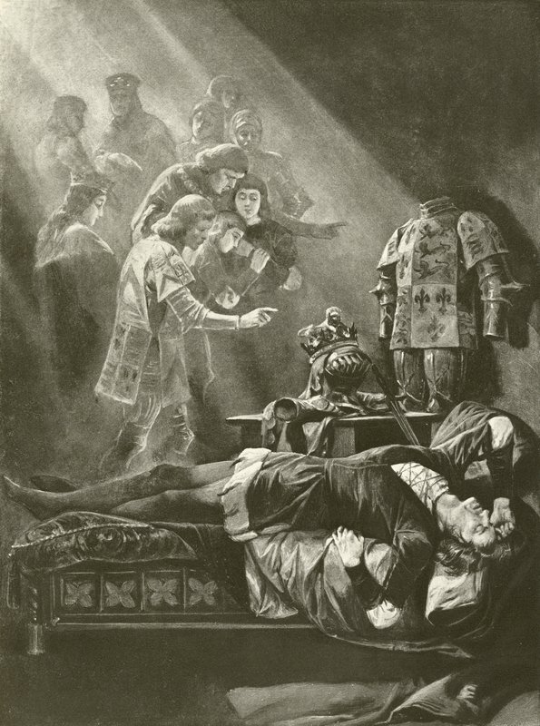 Kong Richard III. Akt V, Scene III (dybtryk) af Felix Octavius Carr Darley