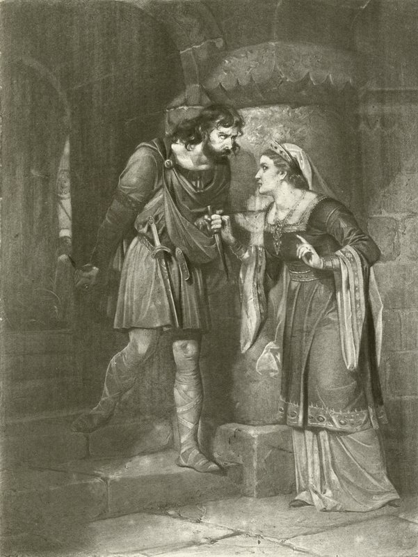 Macbeth. Akt II, Scene II (dybtryk) af Felix Octavius Carr Darley