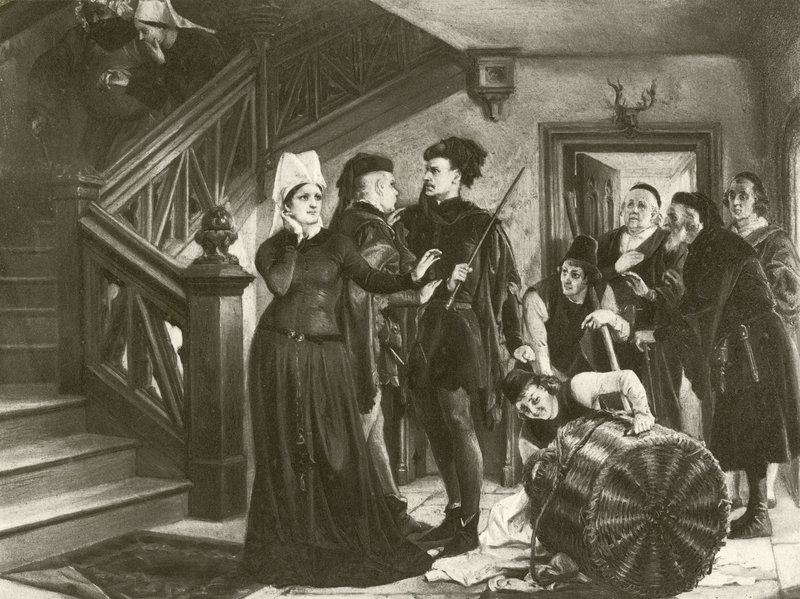 Merry Wives of Windsor. Akt IV - Scene II (dybtryk) af Felix Octavius Carr Darley