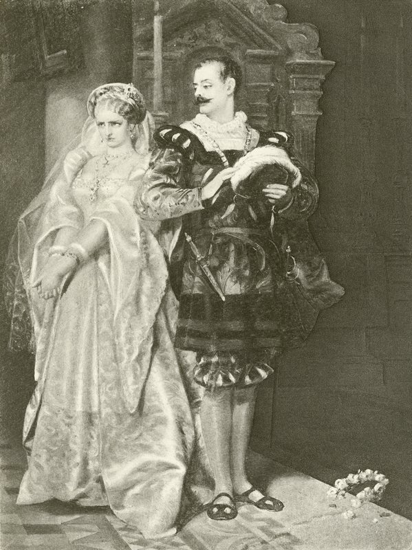 Meget ståhej om ingenting. Akt IV - Scene I (dybtryk) af Felix Octavius Carr Darley