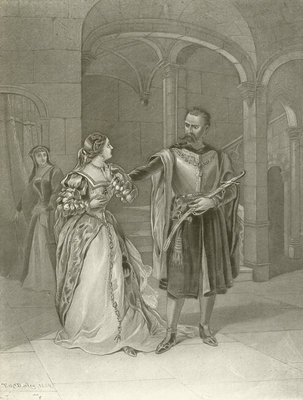 Othello. Akt IV, Scene II (dybtryk) af Felix Octavius Carr Darley