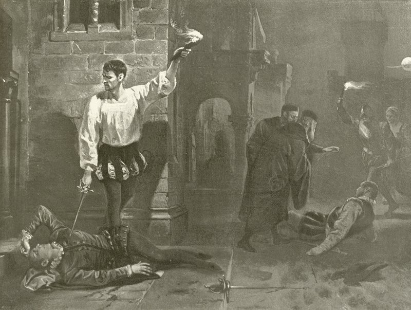 Othello. Akt V, Scene I (dybtryk) af Felix Octavius Carr Darley