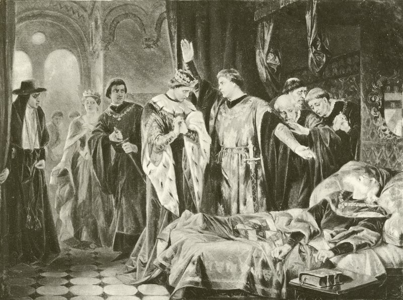 Anden del af Henrik VI. Akt III - Scene II (dybtryk) af Felix Octavius Carr Darley