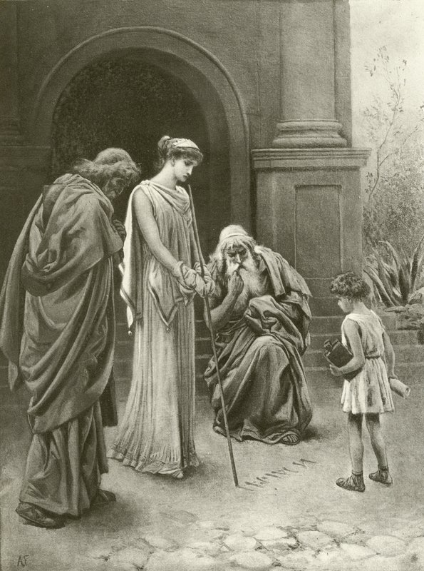 Titus Andronicus. Akt IV - Scene I (dybtryk) af Felix Octavius Carr Darley