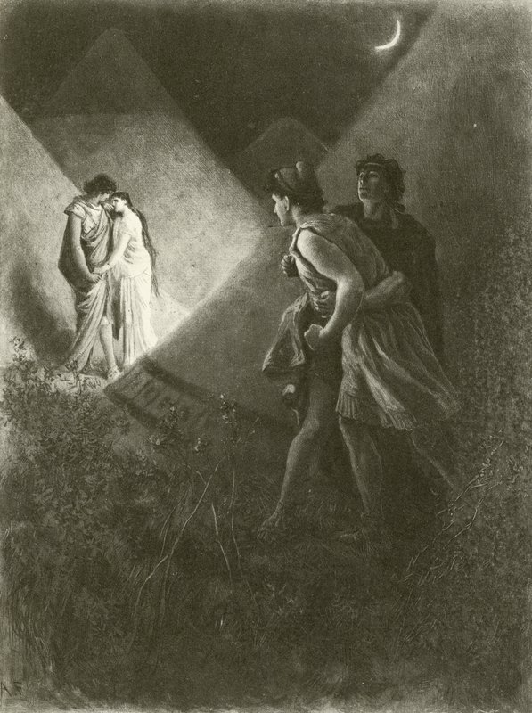 Troilus og Cressida. Akt V-Scene II (dybtryk) af Felix Octavius Carr Darley