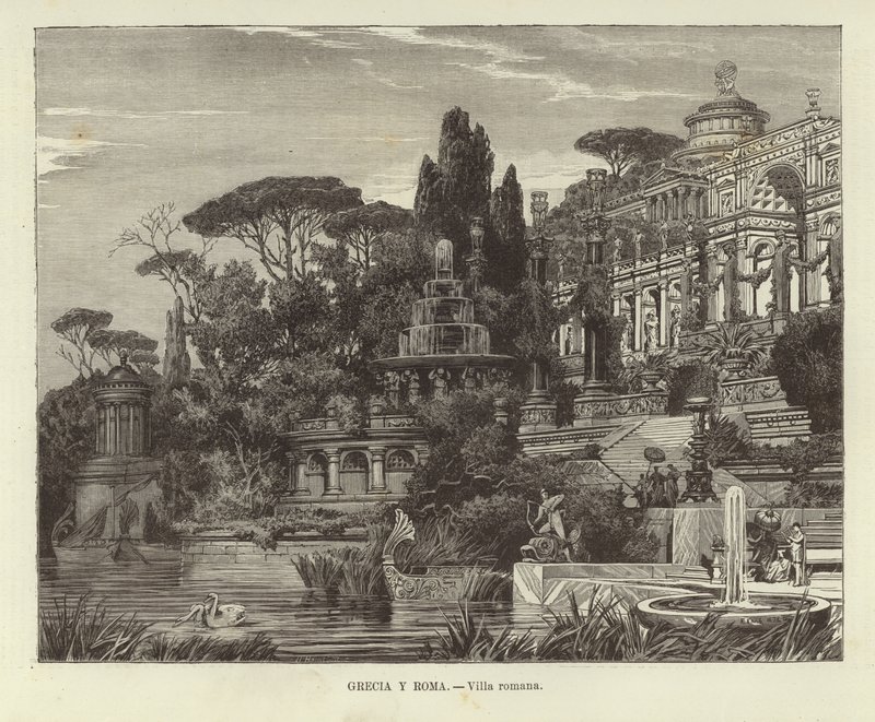 Grækenland og Rom - romersk villa af Ferdinand Knab