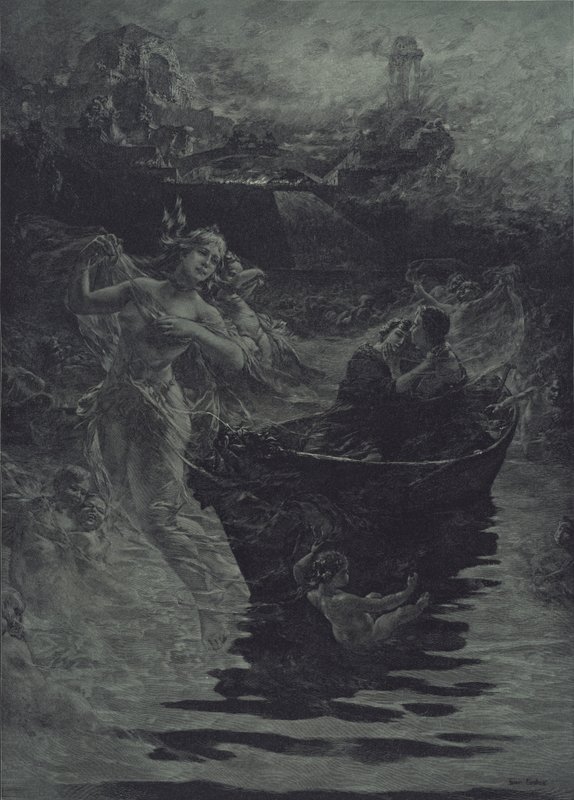 En drøm (gravering) af Ferdinand Pacher