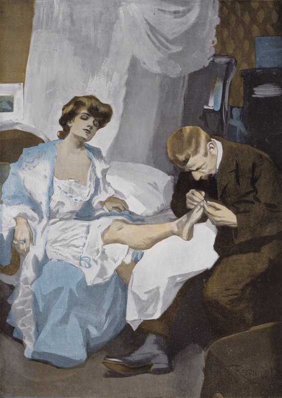 Pedicure af Ferdinand von Reznicek