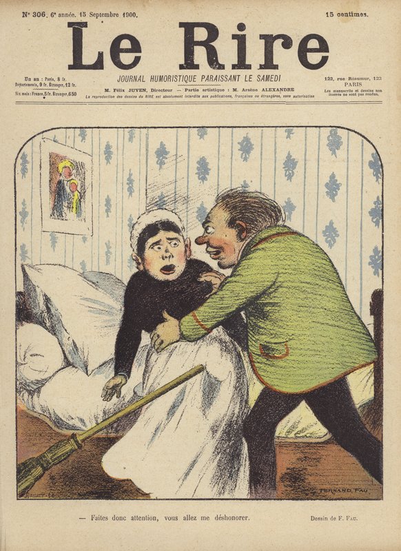Illustration til Le Rire af Fernand Fau