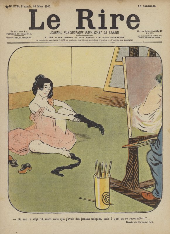 Illustration til Le Rire af Fernand Fau