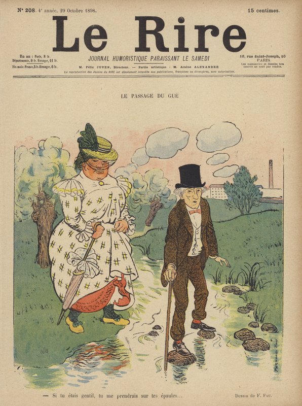 Illustration til Le Rire af Fernand Fau