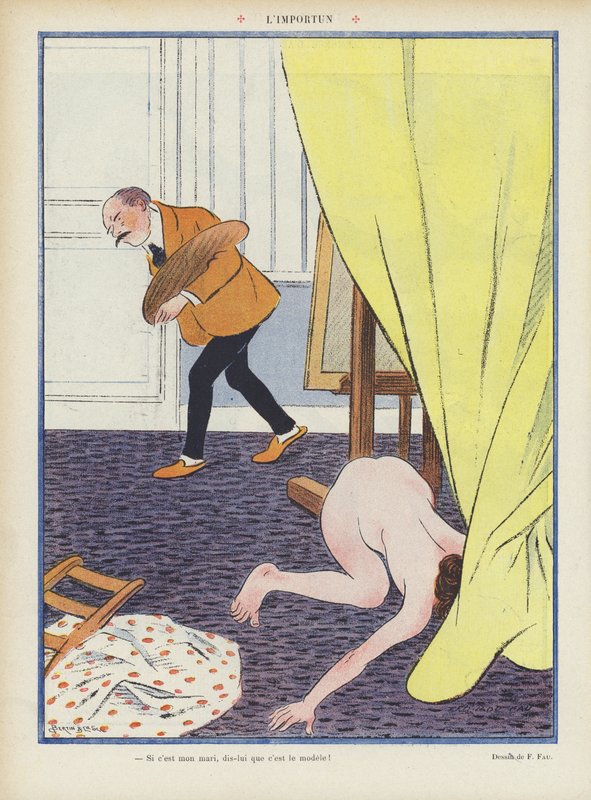 Illustration til Le Rire af Fernand Fau