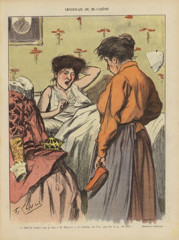 Illustration til Le Rire af Fernand Louis Gottlob