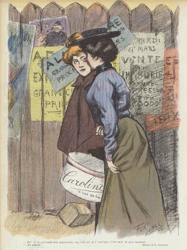 Illustration til Le Rire af Fernand Louis Gottlob