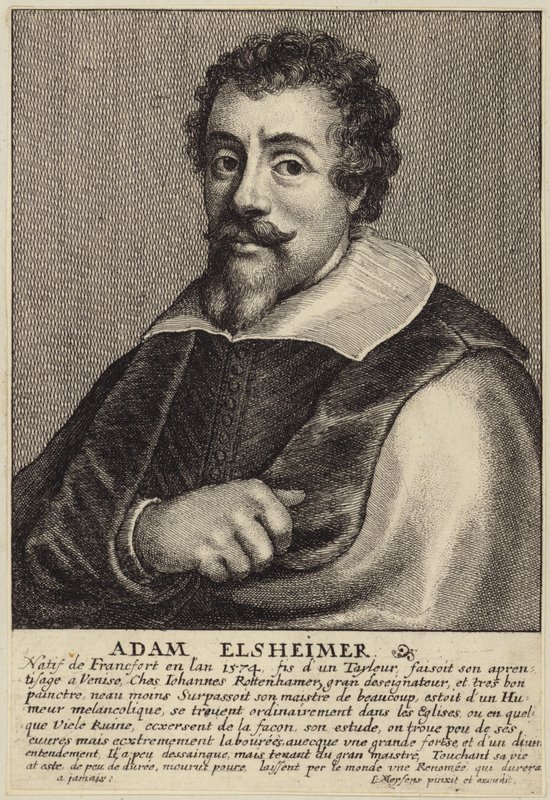Portræt af Adam Elsheimer af Flemish School