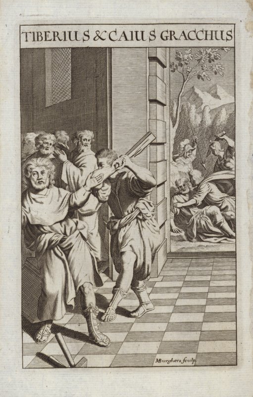Tiberius og Caius Gracchus af Flemish School