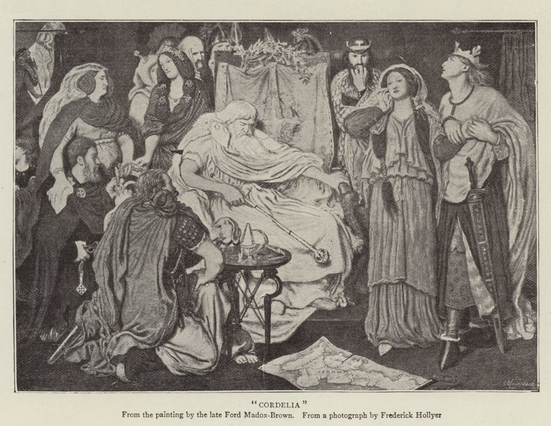 Cordelia af Ford Madox Brown