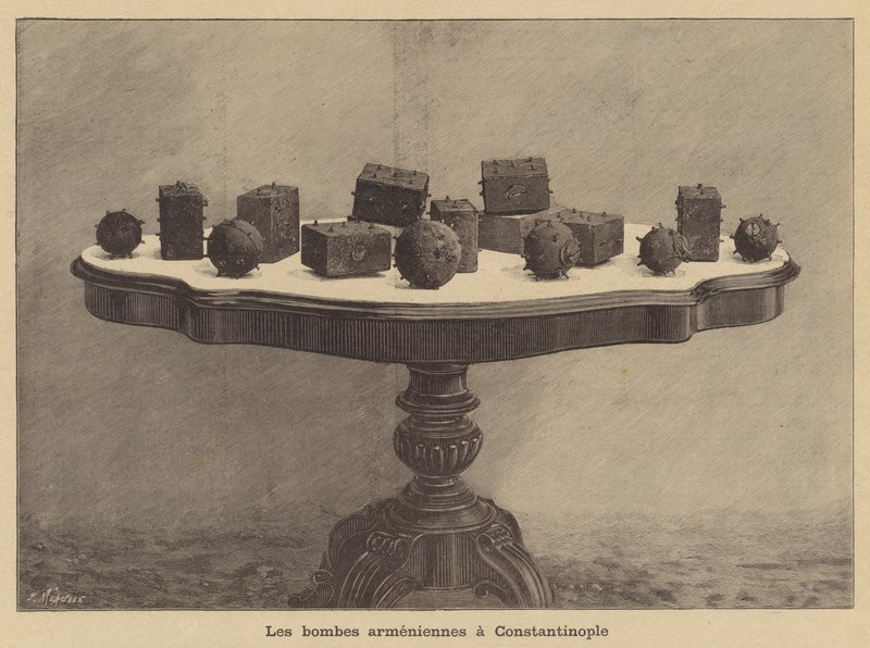 Armenske bomber i Konstantinopel af Fortune Louis Meaulle