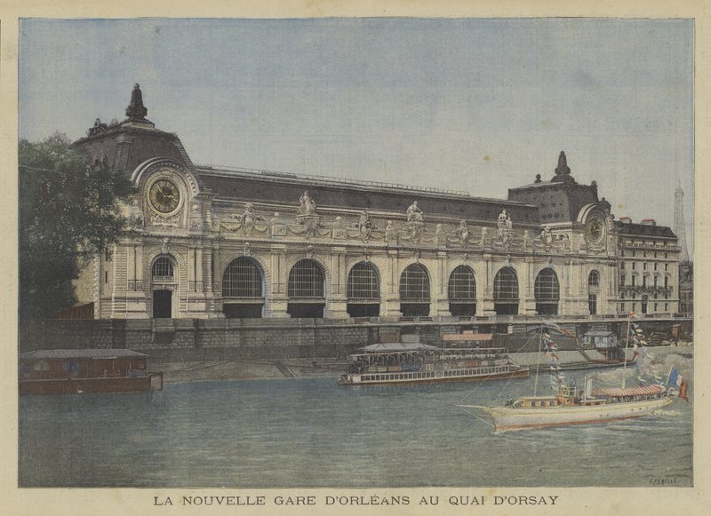 Det nye Gare dOrleans på Quai dOrsay, Paris af Fortune Louis Meaulle