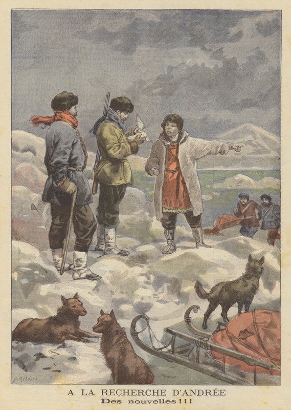 Eftersøgningen af Salomon Andrees forsvundne ballonekspedition i Arktis af Fortune Louis Meaulle