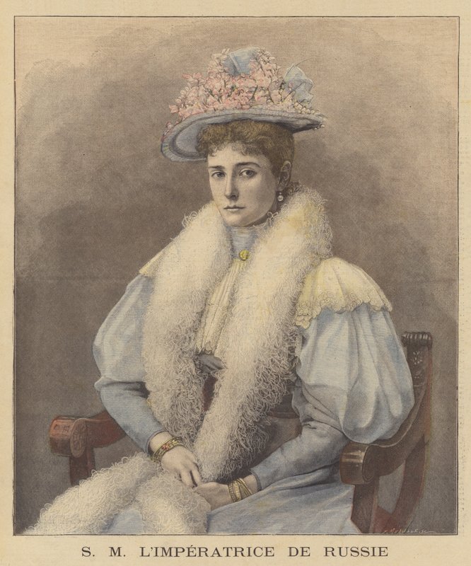 Zarina Alexandra af Rusland af Fortune Louis Meaulle