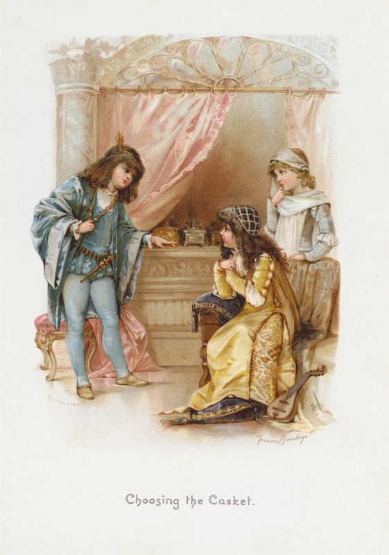 Valg af kiste (chromolitho) af Frances Brundage