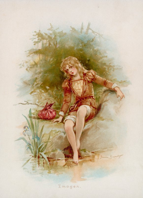 Imogen fra Shakespeares Cymbeline af Frances Brundage
