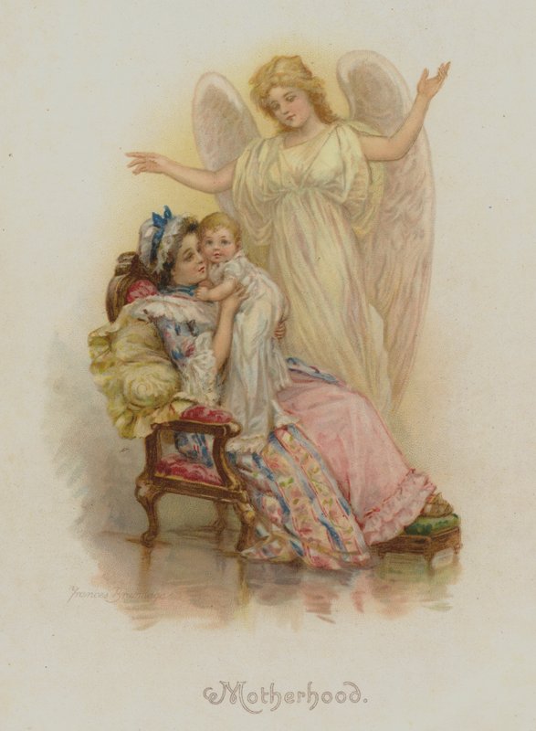Moderskab (chromolitho) af Frances Brundage