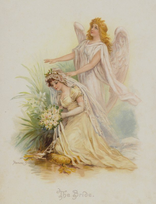 Bruden (chromolitho) af Frances Brundage