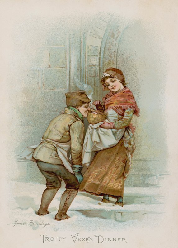 Trotty Vecks middag (chromolitho) af Frances Brundage