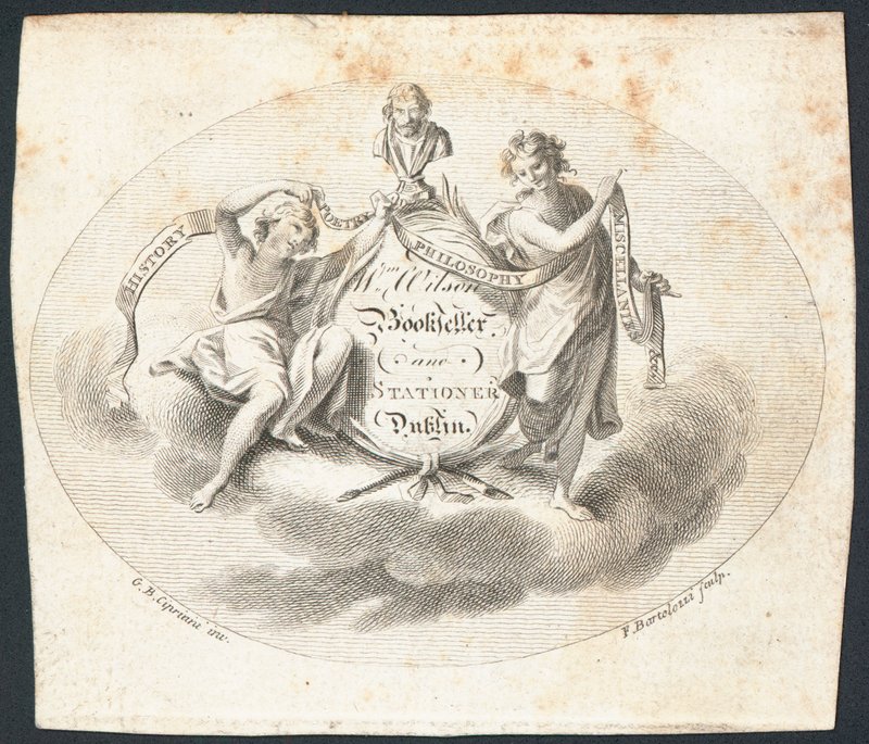 Fagkort, William Wilson af Francesco Bartolozzi