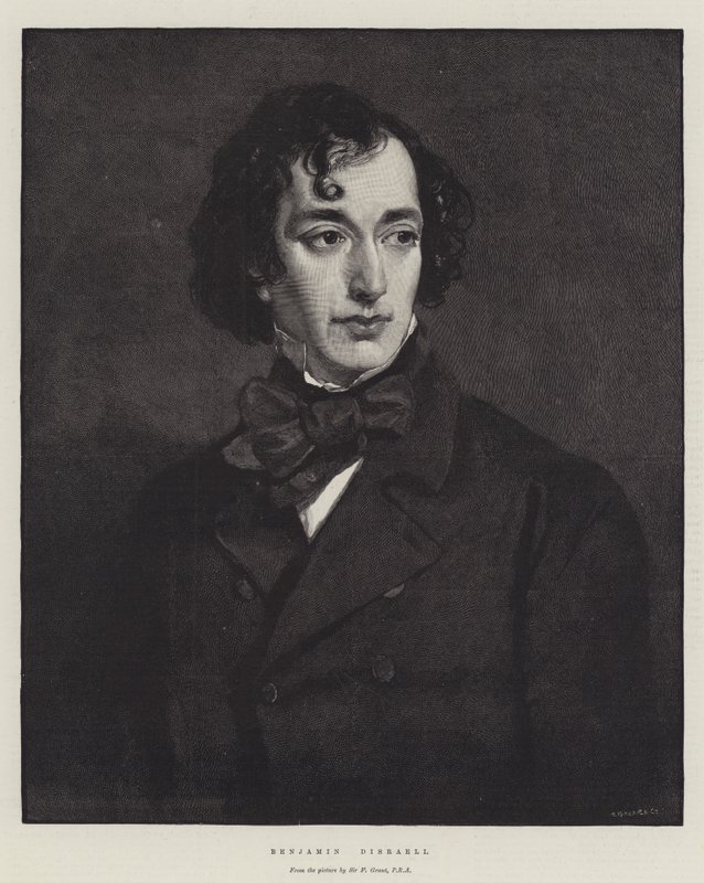 Benjamin disraeli af Francis Grant