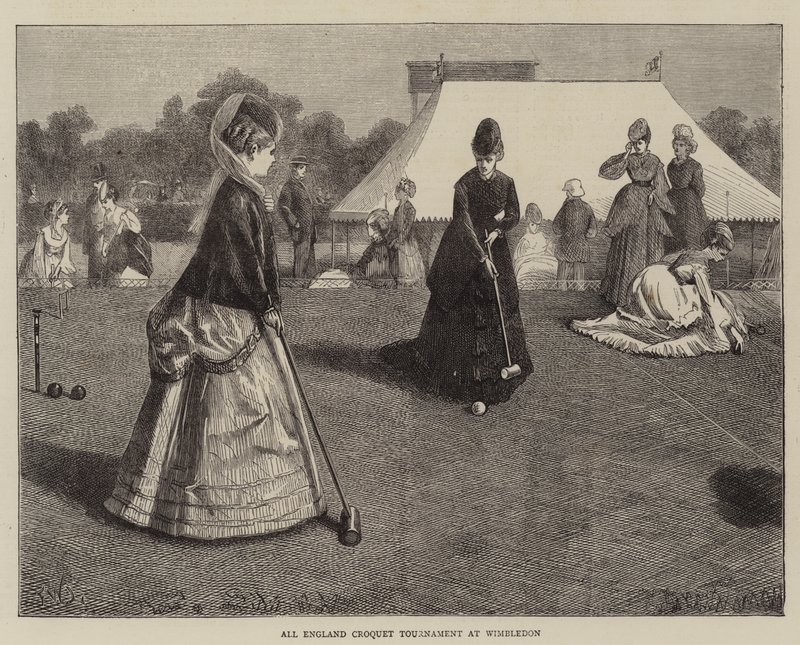 All England Croquet Tournament i Wimbledon af Francis Wilfred Lawson