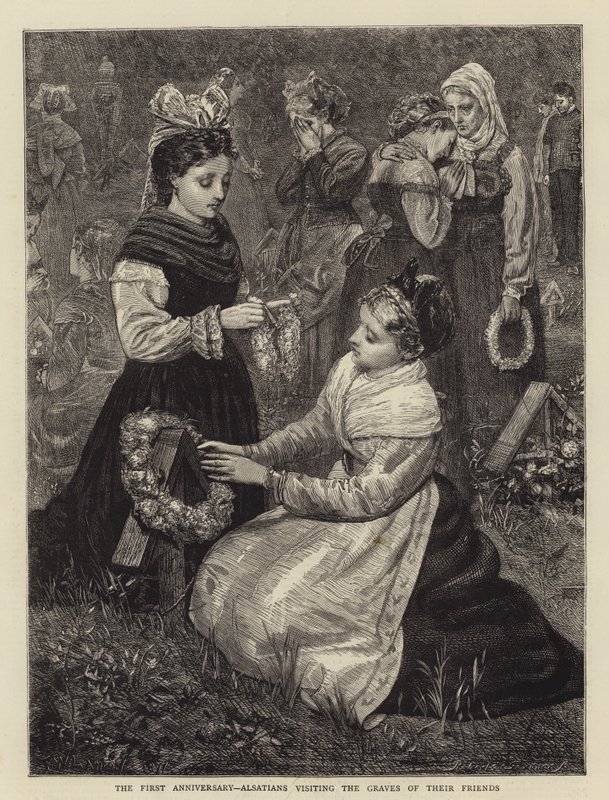 Det første jubilæum, Elsasserne besøger deres venners grave af Francis Wilfred Lawson