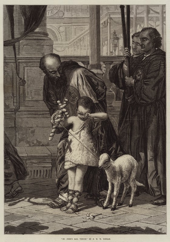 Johannesdag, Venedig af Francis William Topham
