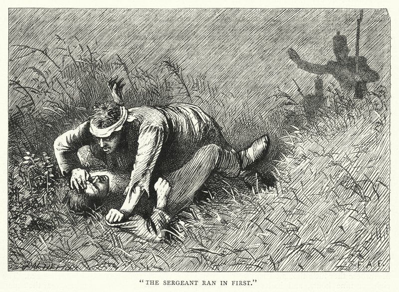 Illustration til store forventninger af Charles Dickens (gravering) af Francis Arthur Fraser