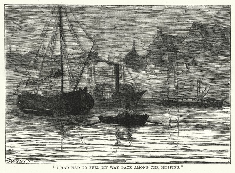 Illustration til store forventninger af Charles Dickens (gravering) af Francis Arthur Fraser