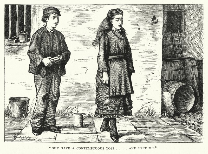 Illustration til Great Expectations af Charles Dickens (gravering) af Francis Arthur Fraser