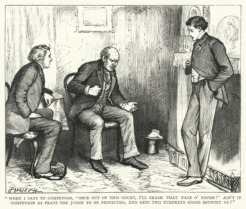Illustration til Great Expectations af Charles Dickens (gravering) af Francis Arthur Fraser
