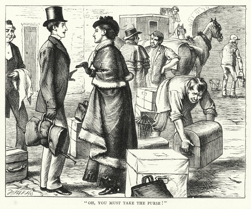 Illustration til store forventninger af Charles Dickens (gravering) af Francis Arthur Fraser