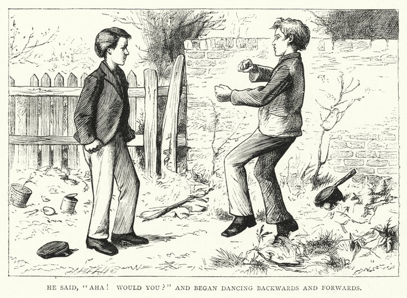 Illustration til store forventninger af Charles Dickens (gravering) af Francis Arthur Fraser