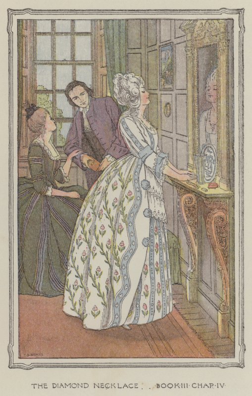 Illustration til The History of Henry Esmond (farvelitografi) af Francis Donkin Bedford