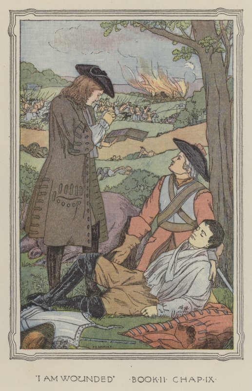 Illustration til The History of Henry Esmond (farvelitografi) af Francis Donkin Bedford
